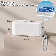 1pc/1set Automatic Pop-Up Portable Mini Toothpick Floss Dental Floss Stick Storage Box, Home Dental Floss Box. Automatic Dental Floss Box, Portable Mini Dental Floss Storage. Personal Care And Personal Cleaning Tools, Oral Care Products Storage. Convenient And Practical, Durable And Sturdy. Home & Living Products - Multicolor - View 14