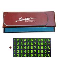 ABS Car Temporary Parking Phone Number Card Number Plate Holder - TGNCK - View 16