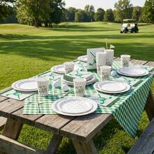 10pcs/20pcs/40pcs/50pcs/Set Golf Ball Theme Paper Napkin Cup Paper Tray, 7inch/9inch Paper Tray, Golf Ball Theme Paper Napkin Cup, Golf Ball Theme Birthday Party Disposable Tableware Supplies, Decorative Tableware, Suitable For Golf Enthusiasts, Wedding Party, Baby Shower, Baptism, Birthday And Other Occasions. - Multicolor - View 4