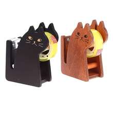 1pc/2pcs Cute Cat Tape Dispenser, Vintage Tape Cutter, Includes 1 Roll Of Tape, Suitable For Home Office Desk - A - View 10