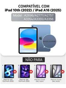 Capa Mouse Teclado + Caneta Para iPad 10''/11'' Geração - 1 - Visão 3