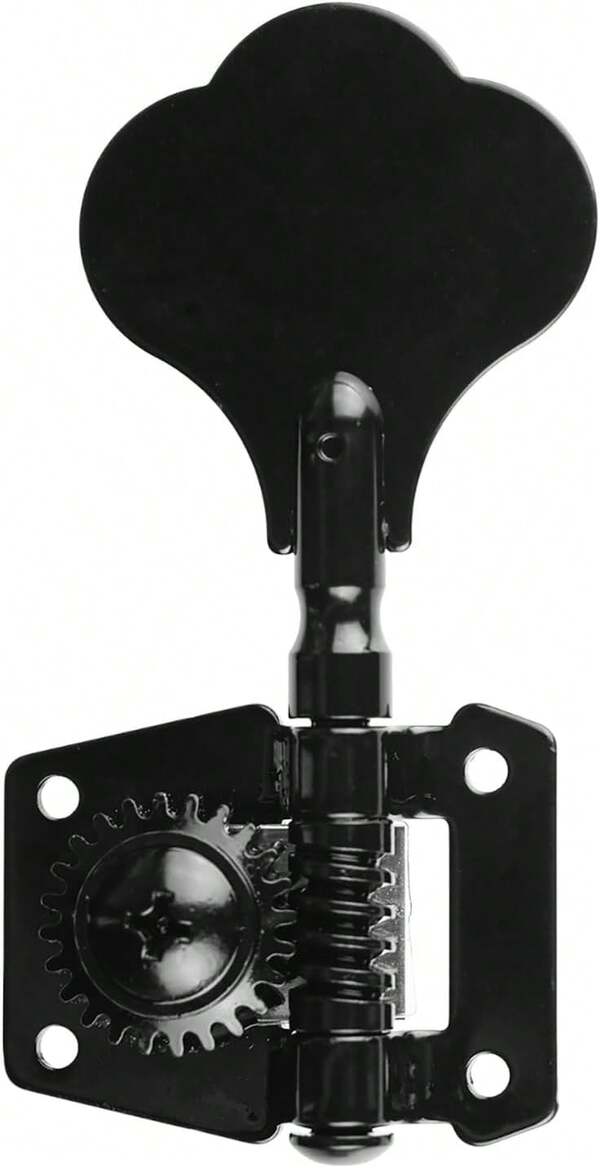 DIAO79NI 1L Vintage Open Gear Bass Tuner Machine Head For Jazz Precision Bass, Black