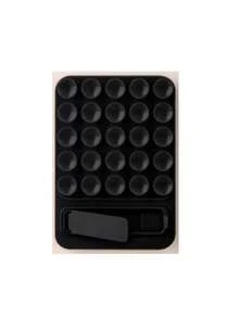 1pc Macaron Color Silicone Suction Cup Phone Holder, With Hidden Foldable Support Stand, Ultra-Thin Washable Reusable Non-Slip Phone Stand, Suitable For Bathroom Mirror, Glass Wall, Desktop And Other Smooth Surfaces, Hands-Free Video Watching For Home Or Office - Multicolor - View 20
