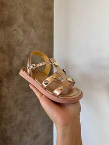 New Arrival Girls' Casual Sandals, Super Light And Comfortable - 乾枯玫瑰色 - 查看 1