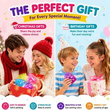 1/2Pcs Colorful Sparkling Squishy Cheese- Cheesy Squeeze This Fun, Squishy, Slow Rising Squeeze Toy, Extra Soft Square Cheese For Stress Relief - Original Sensory / Fidget Novelty Toy And Gift For Kids,Desk Accessary,Office Leisure - 彩色 - 查看 6