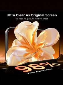 單片鋼化玻璃螢幕保護貼，相容 S21 至 S26 系列，包含 Ultra、Plus 和 Edge。附絲印黑色邊框，9H AR 高畫質玻璃，支援指紋解鎖。防油防刮、全螢幕覆蓋無氣泡，易貼附且相容手機殼，日常必備螢幕保護貼 - 無色 - 查看 7
