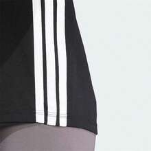 Adidas 舒適透氣經典百搭圓領運動女子短袖T卹 - 黑色 - 查看 7