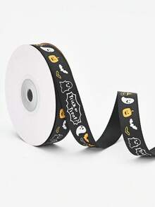 25 Yard Nastro di Poliestere per Ognissanti Felice, Nastro Decorativo in Raso per Confezioni Regalo, Artigianato, Nastro Decorativo in Raso e Garza per Scatole Regalo, Sacchetti di Imballaggio, Fiocchi, Confezioni Regalo, Decorazioni Fai-da-Te, Confezioni Regalo di Ognissanti, Decorazioni di Ognissanti - Multicolore - Visualizzare 9