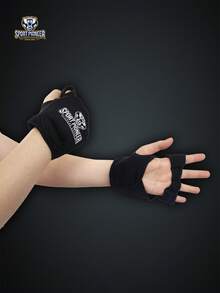 Sarung Tangan Beban Latihan Kekuatan Lengan 1kg, Cocok untuk Latihan Aerobik dan Yoga - Hitam - View 3