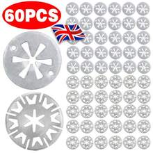 60Pack Heat Shield Clips Car Exhaust Metal Locking Star Washers Fixing Auto - UK-l398601 - View 11