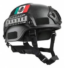 Protective Helmet - Black-patch MX - View 3