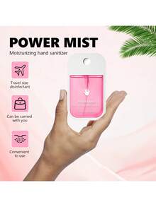 Spray desinfectante de manos portátil de 45ml con múltiples sabores, spray desinfectante de manos 3 en 1, spray suave sin enjuague de secado rápido, ayuda a mantener la piel suave, adecuado para higiene móvil - spray antibacteriano suave, adecuado para catering, mascotas, viajes, uso al aire libre y en el hogar - A - Ver 4