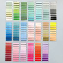 1pc/7pcs/20pcs Gradient Multicolor Mixed Index Sticky Notes, 200 Sheets Per Card, Self-Adhesive Page Markers, Office & Study Stationery, For File Classification And Note-Taking - one-size - View 1