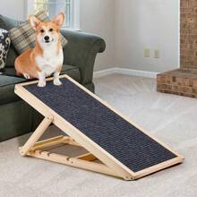 Portable And Foldable Cat Climbing Frame, Wooden Dog Stairs, Ramp, Adjustable Indoor Dog Climbing Frame - Multicolor - View 4