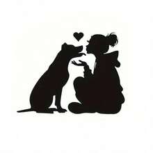 I Love My Dog, This Waterproof Car Sticker Suitable For Cars, Trucks, Refrigerators, Luggage, Windows, Motorcycles And Laptops; It Is A Car Body Scratch Sticker For Decorating Exterior Attachments - Decorative Stickers - View 8