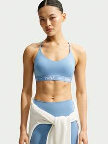 Nike 女款 AS W NK DF INDY LGT SPT 運動內衣 BRA-LFD1063-486 - 藍色 - 查看 3