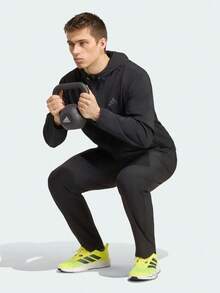 Adidas Celana Olahraga Tenun Pria PL ES HP PANT KG8997 - Hitam - View 6