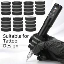 Grey Tattoo Needle Sponge Protector - Multi-Layer Protection, Suitable For 35mm/40mm Tattoo Needles, Effectively Protects Needle Tips And Keeps Them Clean. Essential Accessory For Professional Tattoo Tools - Dark Grey - View 7