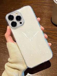 High Transparency Full Screen White Starry Sky Sea Turtle Painted Anti-Drop Clear Phone Case, Compatible With IPhone Series/ Series, Compatible With Xiaomi/ - Multicolor - View 5