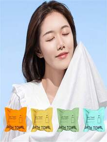 2/4/6 buah Handuk Perjalanan Kompres - Handuk Mandi Sekali Pakai Portabel Cepat Kering, Dikemas Secara Individual, Serat Mikro Penyerap Ultra Lembut, Cocok untuk Gym, SPA, Hotel, Berkemah, Perlengkapan Perjalanan Tahan Lama yang Penting - MultiWarna - View 4