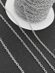 Dây xích khoen O DIY 100cm - Dây chuyền tự làm - Xem 10