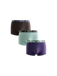 [Bundle] Emporio Armani 3 Packs Men's Boxers + 3 Packs Men's Boxer Briefs - Purple and Mint Green and Black+Blue/Red - View 2