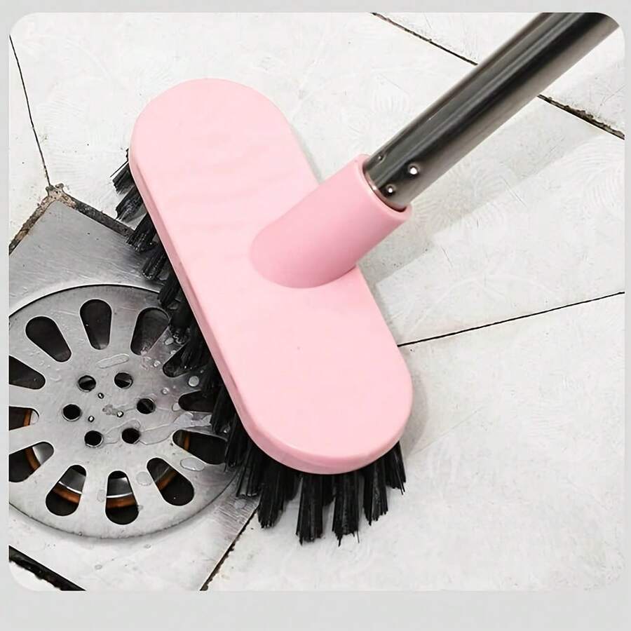 Long Handle Cleaning Brush, Perfect For Bathroom Cleaning. Its Sturdy Bristles Effectively Remove Stubborn Stains. Designed For Convenient Use, Keeping Your Hands Clean. Ideal For Deep Cleaning Toilets.