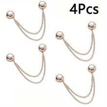 4/6/8/12 piezas Clips magnéticos de moda para mujer - Sujetador multifuncional sin agujas para chal y bufanda, colores surtidos, sin dañar la ropa - Multicolor - Ver 16