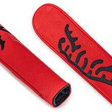 1 buah Sarung Tongkat Penyelarasan Golf Bermotif Modis, Tersedia 4 Warna (Merah, Hijau, Hitam, Putih), Sarung Tongkat Penyelarasan Golf PU Premium, Tahan Lama, Cocok untuk Sebagian Besar Tongkat Penyelarasan Golf, Aksesori Latihan Golf Unisex - MultiWarna - View 10
