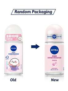 NIVEA 珍珠美白珠防汗身體噴霧，清新花香調，含珍珠美白精華，溫和舒緩肌膚，持久清新除臭，適合各種場合 (50ml / 1.76 Fl Oz) - 珍珠 - 查看 10