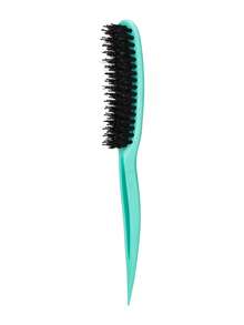 3-Row Nylon Rat Tail Comb, Suitable For Fine Hair, Back Combing, Root Lift, Scalp Massage, Women's Salon And Home Use Hair Brush Set With Smooth Back, Bristle Edge Control Teasing Comb - Multicolor - View 12