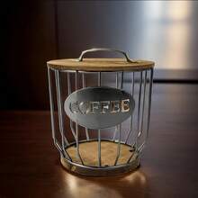 1pc Coffee Capsule Storage Box, Multi-Functional Fruit Basket, Snack & Candy Organizer, Desktop & Coffee Table Decor With Lid - Multicolor - View 4
