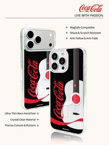 Coca-Cola Classic Phone Case With Wireless Charging, Lightweight Transparent Material, Anti Drop And Anti Slip, Cartoon Anime Phone Case, Compatible With Android Series Phone Cases Galaxy S22, S23, S24, S25, S26 And More Apple 17,17 Air,17 Pro,17 Pro Max,11,12,13,15,16 Pro,16 Pro Max,14 Plus,15 Plus,16 Plus,15 Pro,16 Pro Max,XR. Suitable For Gifting To Family And Friends - Clear - View 7