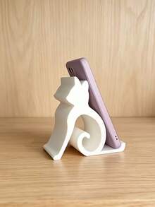 通用手機支架 可愛貓咪設計 兼容所有手機 多功能便攜式懶人手機架 適用床頭與辦公室 支持視訊通話、觀影、直播 防滑穩固 實用日常必需品 送給寵物愛好者與貓主人的可愛禮物 - 多色 - 查看 11