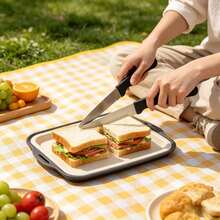 6pcs Kitchen Knife Set - Steak Knife, Tomato Knife, Dessert Knife, Snack Knife, Bread Knife, Sharp Serrated Edge, Suitable For Dining & Snacks, Dishwasher - Multicolor - View 9