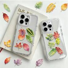 50Pcs Aesthetic Gold Stamping Artistic Leaves Stickers, Waterproof PET Cute Cartoon Art Stickers, Decorative Stickers For Planner Notebook Phone Case Skateboard Guitar Luggage Coffee Machine Gift Box Home Shelf Decor - A - View 7