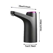 Electric Water Extractor Head For Home Use, Universal Automatic Water Dispenser, USB Rechargeable Portable Pump, Suction Pump Compatible With Most Water Bottles, Easy To Operate For Home Use - View 10