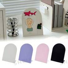 1pc Desktop Magnetic Message Board, Vertical Badge & Small Card Storage Display Board, Home Memo Communication Board, Office Desk Business Card Holder, School Information Notice Board, Wedding Memo Display Board (Decoration Not Included) - one-size - View 1