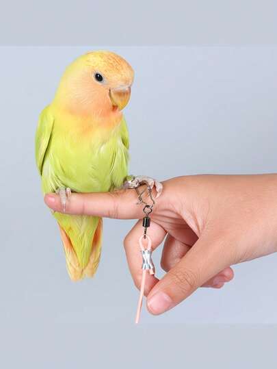 Lightweight Parrot Chest Harness Leash, Adjustable Anti-Fly Anti-Escape Bird Flight Rope, Soft And Comfortable Without Hurting Wings, Suitable For Budgies, Small Cockatiels, Lovebirds Outdoor Training And Walking Leash