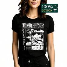 Women T-Shirts - 黑色 - 查看 5