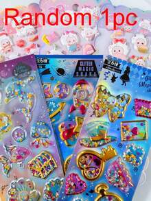 Cute 3D PP Bubble Stickers Peach Stickers Children Decoration Stickers Stress Relief DIY Stationery Stickers - Multicolor - View 13