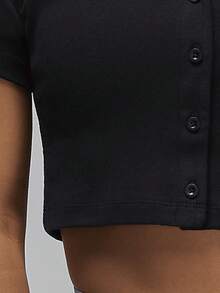 Nike/Jordan Women's Sports Fashion Short Sleeve Knit Top FN5397-010 - FN5397-010 - View 4
