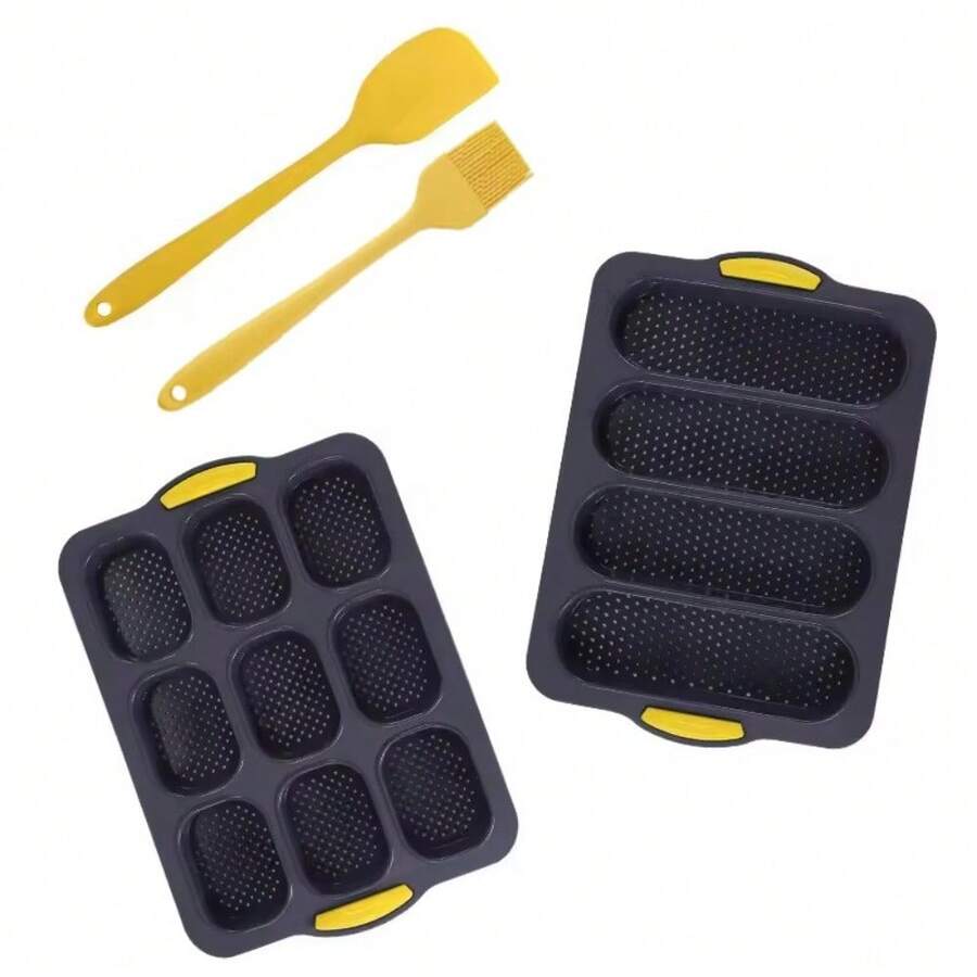 4PCS/SET Non-Stick Baking Mould Tray DIY Heat Resistant Bread Pastry Mold UK - UK-g113401 - View 1