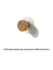 2pcs Wall Mounted Toilet Paper Holder, With Rope & Wooden Storage Rack, Rustic Wooden Style, Suitable For Bathroom, Washroom, No Drilling Required - Brown - View 15