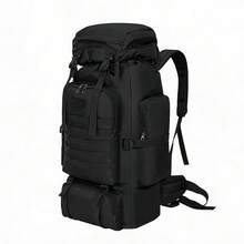 NEWHEY 80L Molle System Multifunctional Backpack, High Capacity Camping Travel Hiking Hunting Climbing Gear Storage Backpack Heavy Duty Rugged - Multicolor - View 13