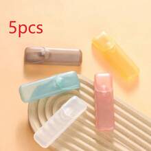 5/1pc Portable Toothpick & Dental Floss Box, Leak-Proof Travel Storage Case With Transparent Lid Design, Lightweight & Convenient For Daily Oral Care, Ready For Use (Travel, Home, Office, Outdoor), Women's Gift - Multicolor - View 8