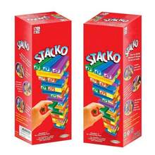Stacko 卡牌桌遊 娛樂家庭撲克派對益智堆疊玩具 撲克牌 生日禮物 - 彩色 - 查看 8
