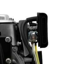 Four-Stroke 4-Horsepower Air-Cooled Gasoline Outboard Engine With Short Shaft - Black - View 10