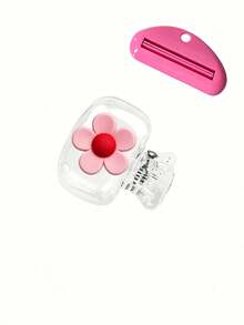 Capuchon de brosse à dents portable en forme de tournesol, boîte de rangement de brosse à dents de voyage, clip de protection de tête de brosse à dents portable, porte-brosse à dents, étui de protection de brosse à dents, protège la tête de la brosse à dents, design portable, pratique à transporter, blanc transparent avec motif de tournesol. Convient pour la maison, la salle de bain, le dortoir, l'hôtel, l'appartement et d'autres endroits, peut également être utilisé comme fournitures de voyage pratiques pour protéger la tête de la brosse à dents. - Multicolore - Voir 16