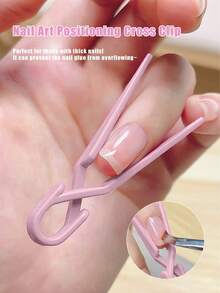 Pinces d'extension d'ongles en gel polymère Quick Build, Pinces d'extension d'ongles en gel polymère, Pinces d'extension d'ongles UV LED, Outils de nail art, Fournitures de nail art, 3/5/10/20 pièces Transparent, Rose, Violet Pinces d'extension d'ongles - Multicolore - Voir 3